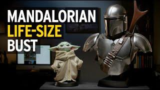 The Mandalorian Din Djarin Life-Size Bust Star Wars Statue by Sideshow