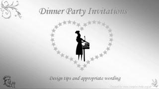 Dinner Party Invitation Wording