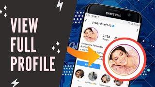 how to view Instagram profile picture in full size and save | And direct save to gallery |#instagram