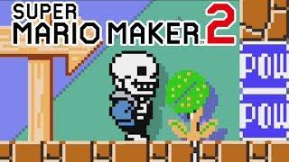 Sans (Undertale) in Super Mario Maker 2