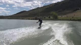 Trying Wakeboarding