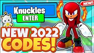 (2022) ALL *NEW* SECRET OP CODES In Roblox Sonic Speed Simulator!