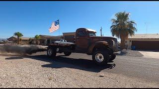 Mini Semi UPDATE and All About the 1946 Chevy Flat Bed Truck