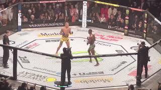 Israel Adesanya Vs Alex Pereira Cage Side View UFC 281