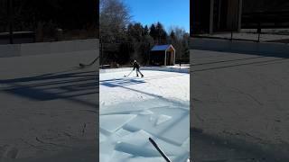 The Rink was ALMOST frozen 