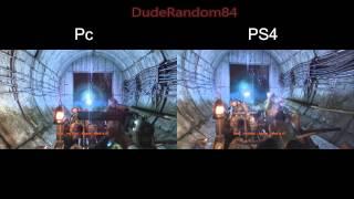 Metro 2033 Redux PS4 Vs Pc Side By Side Graphics Comparison