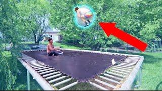 INSANE TRAMPOLINE TRICKS INSIDE WUBBLE BUBBLE BALL!