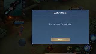 How to fix Unknown error in mobile legends