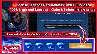 Mobile Legends Redeem Codes July 26 2024 - MLBB diamond redeem codes today get this Dias code x3 