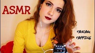 ASMR// Tascam mic DR05 Tapping, Scratching, Touching/ Soft close up whisper and teeth sounds/ таскам