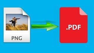 How to convert png to pdf on windows 10 without any software