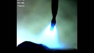 high speed video MIG welding, with transmitted light