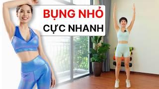 15 phút Giảm Mỡ Bụng tại nhà (Giảm 5cm Vòng Eo sau 2 tuần) | Hoàng Uyên Yoga