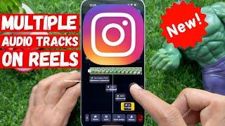 How To Add Multiple Audio Tracks In Instagram Reels (2024) || Multiple Audio Tracks on Reels