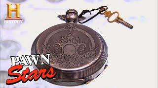 Pawn Stars: HEATED NEGOTIATION for Antique Civil War Pocket Watch (Season 6) | History