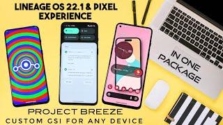 Lineage OS 22.1 & Pixel experience custom rom in one package