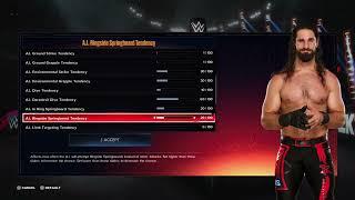 WWE 2K24 | Seth Rollins Updated Realistic Base Superstar Settings