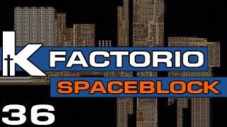 Factorio Spaceblock - Ep 36 | Rocket Launching & Base Tour | Modded Factorio 0.18