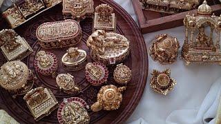 Wide range of Southindian traditional Antique Kumkum box collections Available@Arshis.in 8754856979