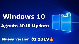 ACTUALIZAR WINDOWS 10/AGOSTO 2019/ FACIL Y RAPIDO