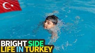 Bright Side of Life In Turkey, Enjoying & Having Fun At Swimming Pool In Turkey