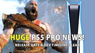 HUGE PS5 PRO NEWS - Release Date & Dev Timelines Leak