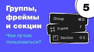  Фреймы, группы или секции — чем лучше пользоваться в Figma? Фигма с нуля