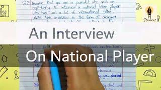 An Interview of a National Player(Babar Azam)//Grade 7//H Studiers