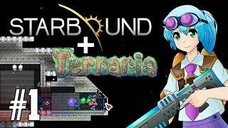 TERRARIA & STARBOUND TOGETHER! Starraria Adventure Map! | PC 1.3 Maps | Part 1