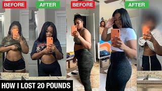 HOW I LOST 20 LBS IN 3 MONTHS WITHOUT WORKING OUT!! *fitness & nutrition update*