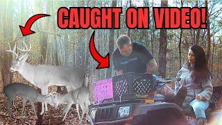 DESTROYED MY KNEE LIVE ON CAMERA! | Must See Trail Camera VIDEO! | Massive Whitetail Bucks In ACTION