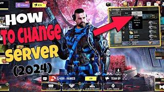 HOW TO CHANGE SERVER IN CALL OF DUTY MOBILE | SELECT ASIA SERVER IN CODM | 2024