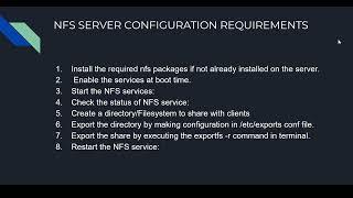 NFS server & client configuration on RHEL7, RHEL8, RHEL 9,