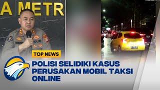 Polisi Selidiki Kasus Pengemudi Fortuner Rusak Mobil Taksi Online