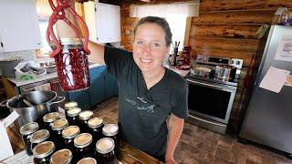 Let the Canning BEGIN! | Cherries and Raspberry Jam | My Garden is a MESS!