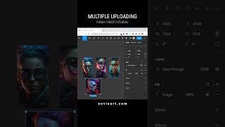 #shorts Multiple uploading pictures in Figma by Iren Kolt