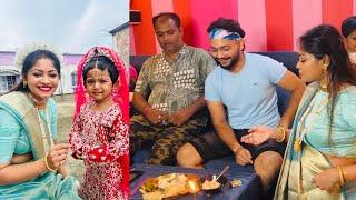 মেয়েকে নিজের হাতে নতুন বৌ সাজালামশাশুরি মা নেই তো কি দেওরের birthday হবেনা?full menu