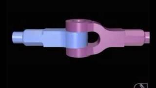 knuckle joint assembly Machine Drawing- Joints