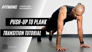 Push-up to Plank Transition Tutorial #pushup #plank #tutorial