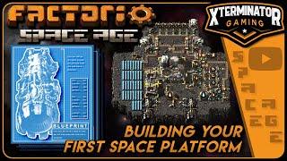 Factorio Space Age Tutorial :  Building Space Platforms & Planet Travel!