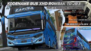 Share Kodename Bus XHD Rombak To JB3 Modif Tipis | BUSSID V4.3.4