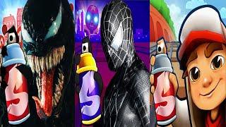 Subway Surfers Classic 2024 vs Spider Man 3 vs Venom Run Gameplay HD