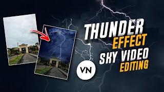 THUNDER EFFECT SKY VIDEO EDITING | REELS TRENDING SKY THUNDER EFFECT TUTORIAL | REELS TRENDING