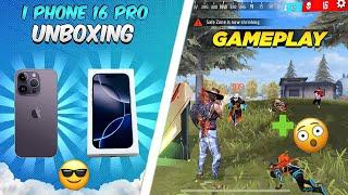 NEW I PHONE 16 PRO UNBOXING + GAMEPLAY !!