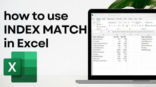 how to use INDEX MATCH in Excel - Easy!