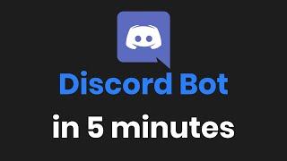 How to make a Discord bot in 5 minutes! - Node JS