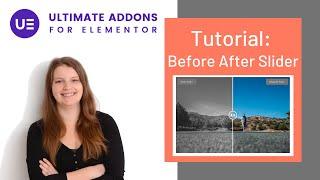 Das Before After Slider Widget | Ultimate Addons for Elementor