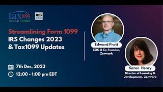 Navigating IRS Changes 2023  | Streamlining Form 1099 and Tax1099 Updates | Tax1099.com