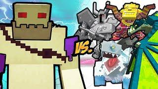 Ender Beast Vs. Mowzie’s Mobs Monsters in Minecraft