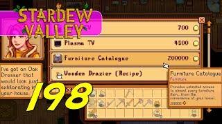 Stardew Valley - Let's Play Ep 198 - FURNITURE CATALOGUE